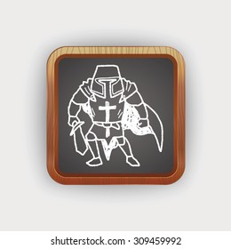 knight doodle