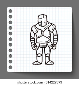 knight doodle