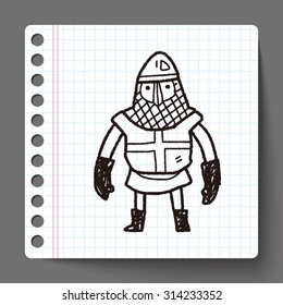 knight doodle