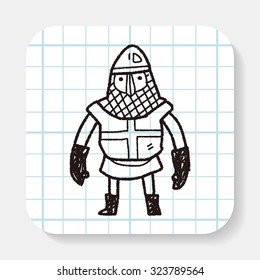 knight doodle