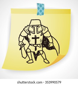knight doodle