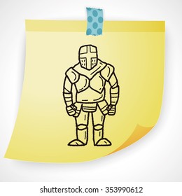knight doodle