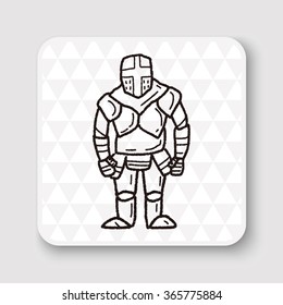 knight doodle