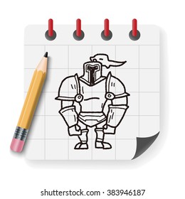 knight doodle
