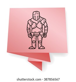 knight doodle