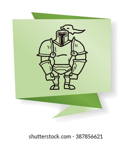knight doodle