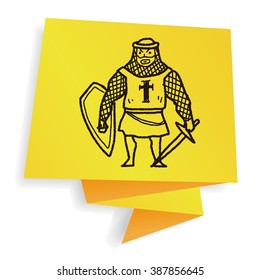 knight doodle