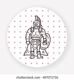 knight doodle