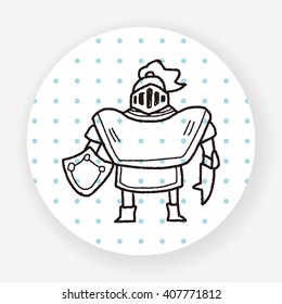 knight doodle