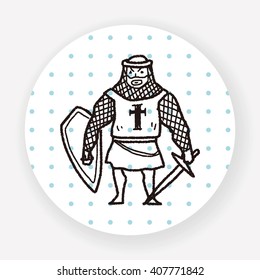 knight doodle