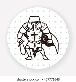 knight doodle