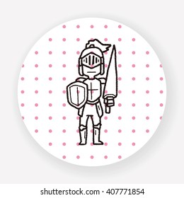 knight doodle