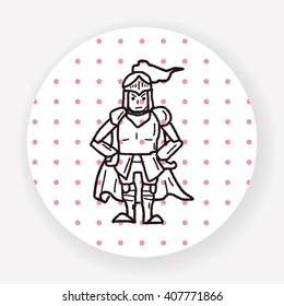 knight doodle