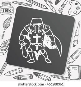 knight doodle