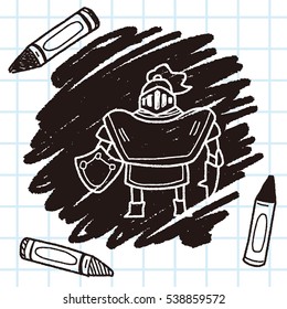 knight doodle