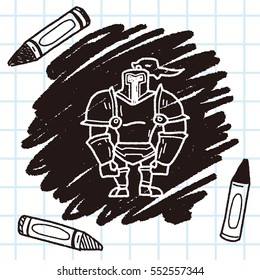 knight doodle