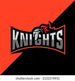 Knight gaming logo E sport. E sport logo