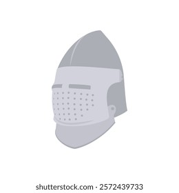 Knight Helmet, Exhibition Vector illustration Isolated