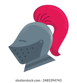 Knight helmet icon clipart avatar logtotype isolated vector illustration