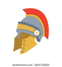 knight helmet icon illustration vector