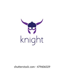 knight helmet logo graphic design concept. Editable knight helmet element, can be used as logotype, icon, template in web and print 