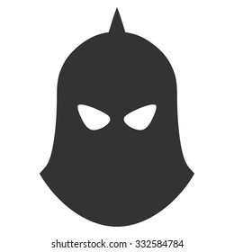 Knight Helmet vector icon. Style is flat symbol, rounded angles, white background.