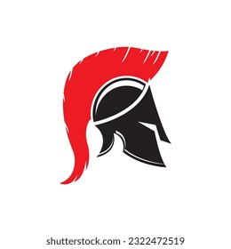 Ritterhelm, Vektorgrafik für ein Symbol, Symbol oder Logo. Ritterflaeche