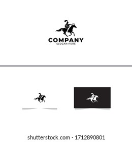 Knight Horse Logo Design Template