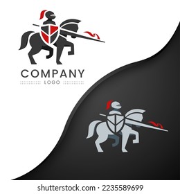 Knight Horse Logo Modern Design