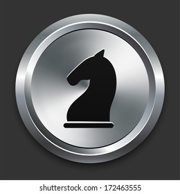 Icono de Knight en colección de botones metálicos