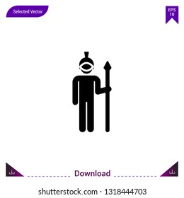knight icon vector . Best modern, simple, isolated, fairy-tales , logo, flat icon for website design or mobile applications, UI / UX design vector format