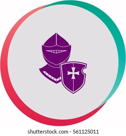 Knight  icon. Vector design.