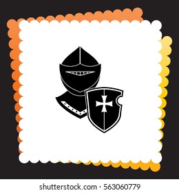 Knight  icon. Vector design.