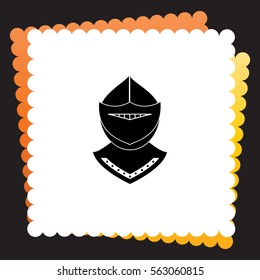 Knight  icon. Vector design.