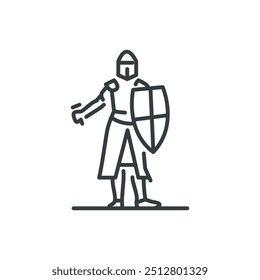 Knight icon, Knight vector illustration