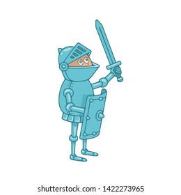 Knight. isolated on white background