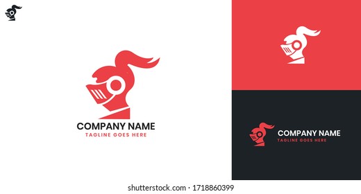 Knight Logo - All elements on this template are editable with vector software