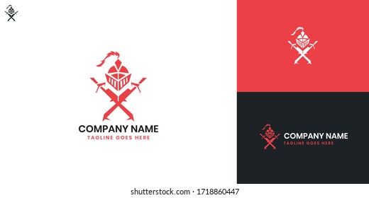 Logotipo Knight - Todos los elementos de esta plantilla se pueden editar con software vector