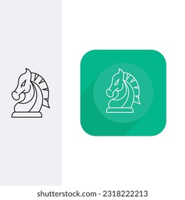 knight Logo, logo design simple modern. Solid favicon style and monoline style,