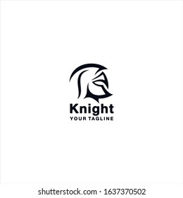 Knight logo design template concept