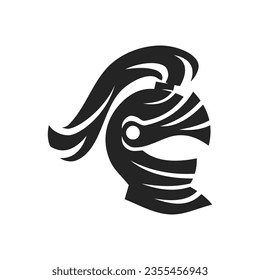 knight logo template Isolated. Brand Identity. Icon Abstract Vector graphic