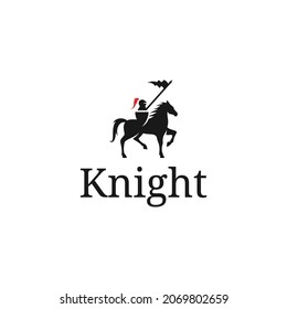 Knight Logo Vector Design Logo Template Stock Vector (Royalty Free ...