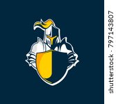 Knight logo vector. Great logo vector