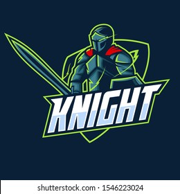KNIGHT MASCOT ESPORT LOGO DESIGN