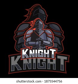 Knight Mascot Esport Logo Design