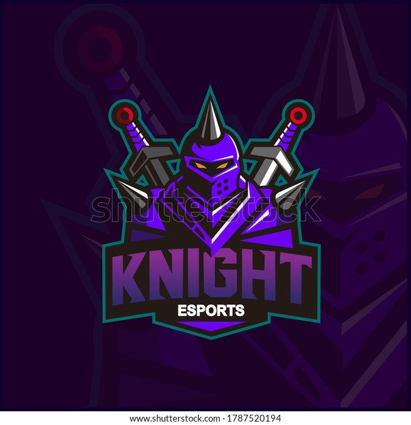 Knight Mascot Logo Vector Stock Vector (Royalty Free) 1787520194 ...