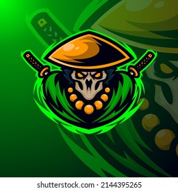 Knight masscot logo esport premium vector