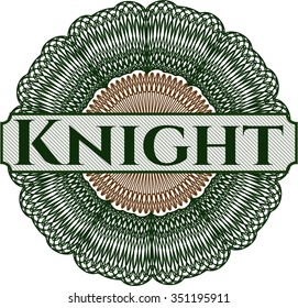 Rosette estilo dinero de Knight