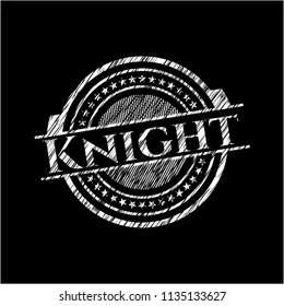 Knight on blackboard