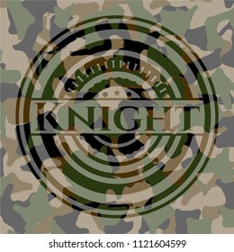 Knight on camo texture